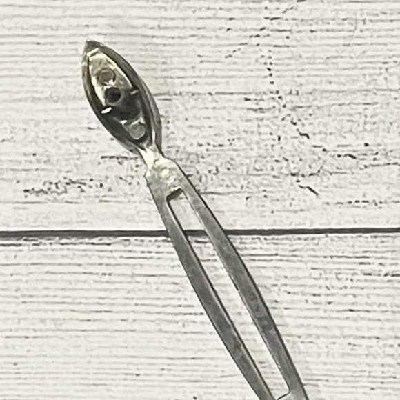 5 Real Mid-Century Silver Drawer Handles / Pulls Cabinets / Dressers 7" x .75" - Picture 4 of 4